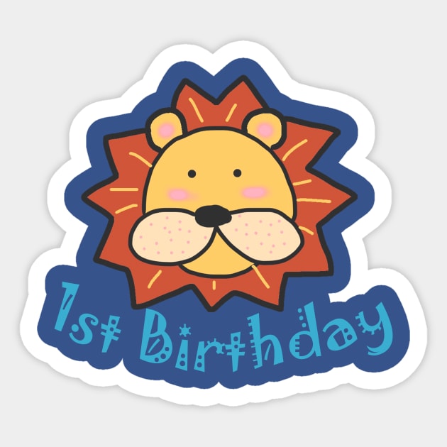 1ST BIRTHDAY Sticker by LND4design